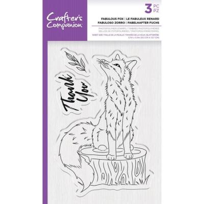 Crafter's Companion Clear Stamps - Fabulous Fox